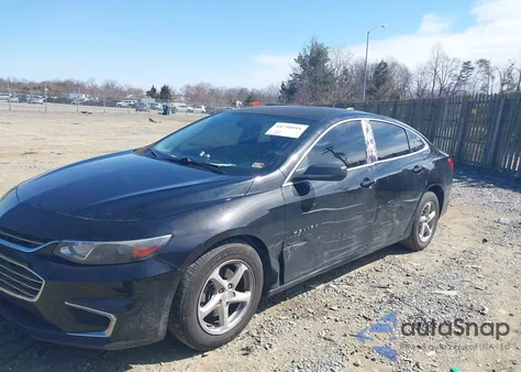 2016 Chevrolet Malibu Ls из США, поврежденный, VIN 1G1ZB5ST1GF201721